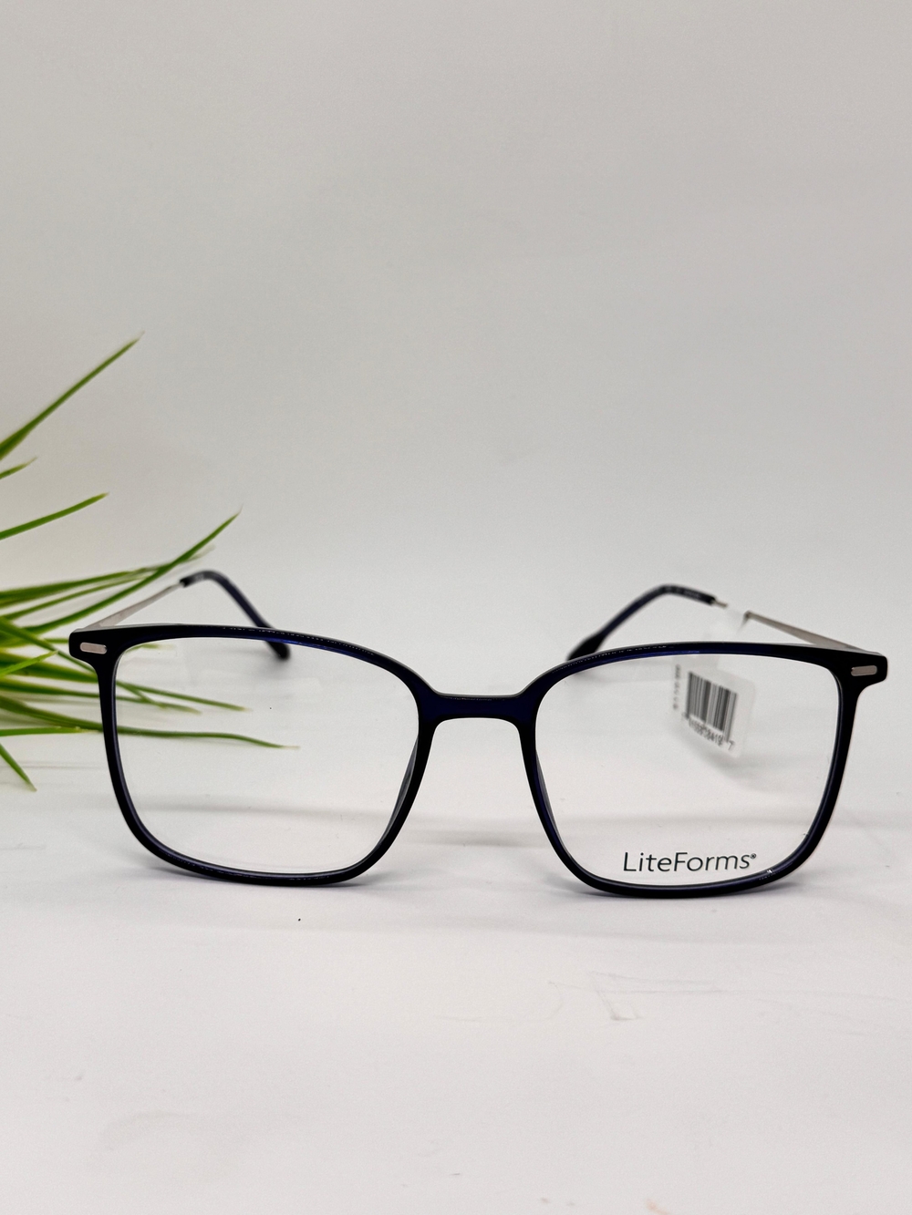 LiteForms 3021 Blue Rectangular Eyeglass Frames/W54 -B18-T145/NWT